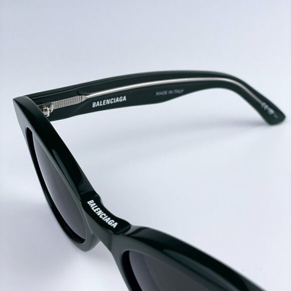 NEW Balenciaga BB0230S 006 Green Grey Cat Eye Women Sunglasses - Picture 11 of 11